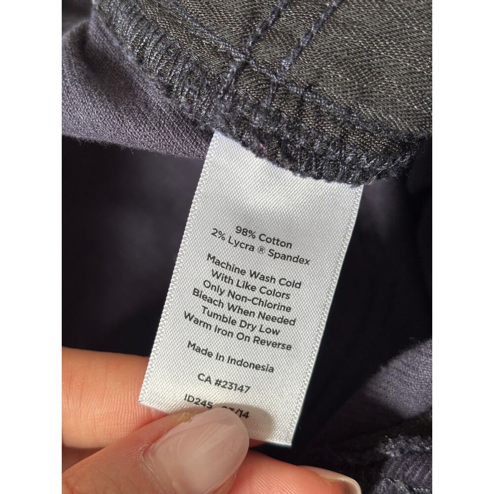 Talbots Petite Black Corduroy Pants Size 8P - Picture 8 of 8